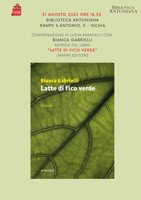 Biblioteca Antoniana - Presentazione del libro "Latte di Fico Verde"
